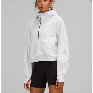 Lululemon 1/2 zip oversized scuba hoodie